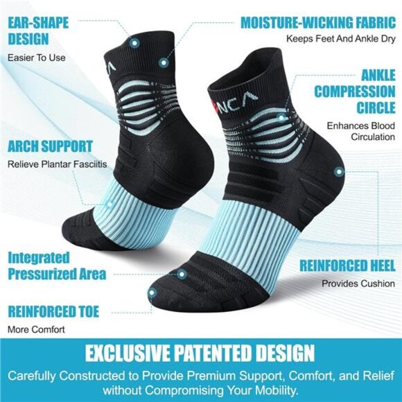 Medical Compression Socks for Women & Men Circulation, Ankle Compression - Picture 2 of 7